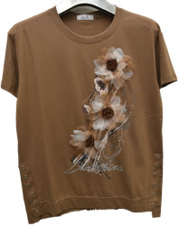 Футболки женские БАТАЛ оптом 78329104 767-127