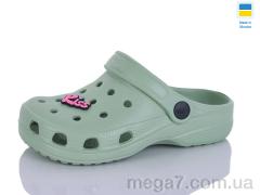 Кроксы, Inblue оптом 017 олива
