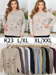 Светри жіночі НАПІВБАТАЛ оптом Kiss Me 