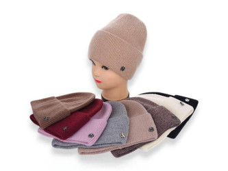 Шапки жіночі на флісі оптом ANGELICA 