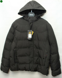 Куртки зимние мужские БАТАЛ на меху (хаки)  оптом 67912483 С24-21