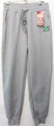 Спортивные штаны женские БАТАЛ на меху оптом 95836710 SY004-36