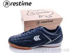 Футбольная обувь, Restime оптом Restime DMB19405 navy-white-silver