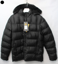 Куртки зимние мужские WOLFTRIBE на меху (black) оптом 34156089 B12-58