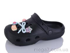 Кроксы, Alimama-Girnaive оптом 8122-2 чорний