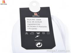 Носки, ROYYNA оптом ROYYNA	 006A white