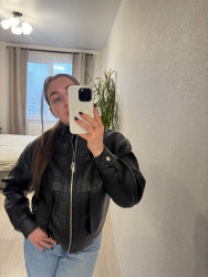 Куртки кожзам женские оптом 98614235 01-148