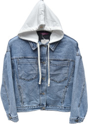 Куртки джинсовые женские DKNSEL оптом 56093874 521-45