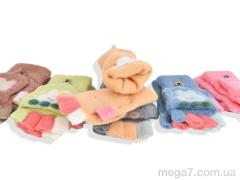 Варежки, RuBi оптом 2502 (5-7) mix