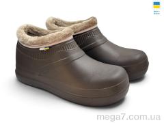 Галоши, Rai shoes оптом 7004 шоколад