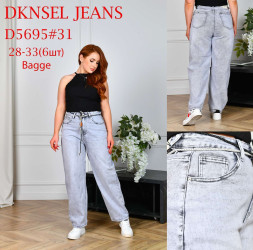 Джинсы женские DKNSEL ПОЛУБАТАЛ оптом 85439601 D5695-34