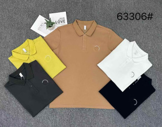 Поло мужские (белые) оптом 60483751 63310-1