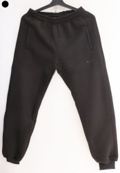 Спортивные штаны мужские на флисе (black) оптом 03859741 09-55