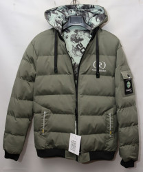 Куртки двусторонние зимние мужские KZXN (khaki) оптом 70654198 KZ053-6