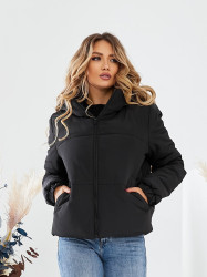 Куртки зимние женские (черный) оптом 18695743 375-1