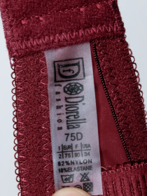 Бюстгальтер Diorella 66604D (  бордовый, D  6 шт. )