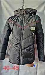 Куртки демисезонные юниор (черный) оптом 68457219 02-60