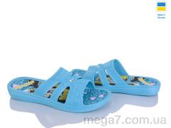 Шлепки, Golden Lion оптом Міккі бірюза