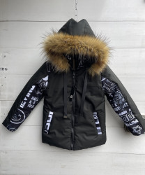 Куртки зимние детские (черный) оптом 06752834 01-3