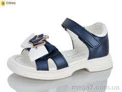 Босоножки, Clibee-Apawwa оптом AB334 d.blue-white