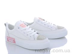 Кроссовки, Ideal оптом C11 white-pink
