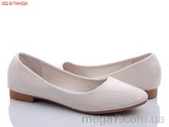 Балетки, QQ shoes оптом XF59 beige