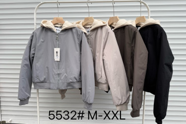 Куртки демисезонні жіночі (чорний) оптом