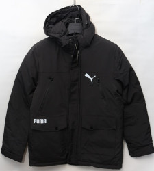 Куртки зимние мужские на меху (черный) оптом 58703294 8815-27