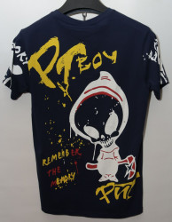 Футболки чоловічі (dark blue) оптом 