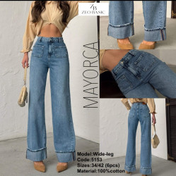 Джинсы женские ZEO BASIC оптом 24150967 5153-6