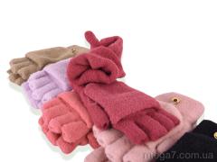 Варежки, CAP оптом CAP D01 (акрил) mix