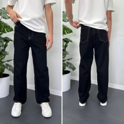 Джинси чоловічі I8DENIM оптом THREE BLACK  