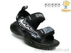 Сандалии, TOM.M оптом B2818 чорний-сірий