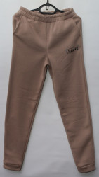 Спортивные штаны женские БАТАЛ на флисе оптом 28430571 03-9