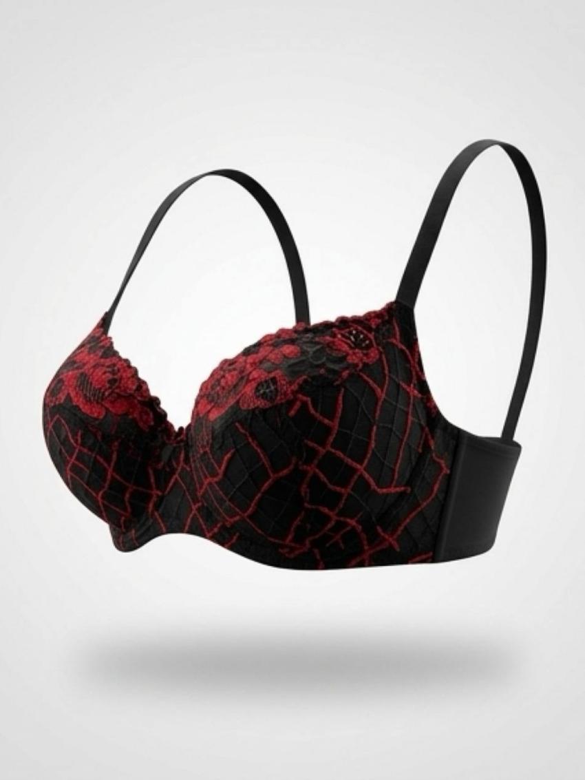 Бюстгальтер Diorella 34022Е (  чёрно-красный, E  6 шт. )