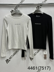 Лонгсливы женские (черный) оптом 09724865 7517-6