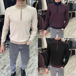 Светри чоловічі (чорний) оптом LIWALI