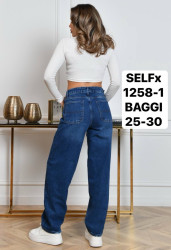 Джинсы женские БАГГИ оптом 43789251 2173-3