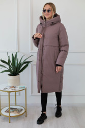 Куртки зимние женские БАТАЛ оптом Китай 95430271 065-31