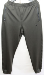 Спортивные штаны мужские БАТАЛ (khaki) оптом 67482093 QD-5-2