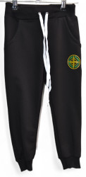 Спортивные штаны детские (черный) оптом 95804326 01-17