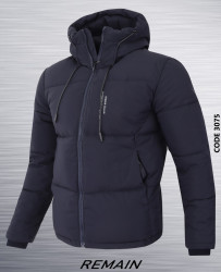 Куртки зимние мужские REMAIN (темно синий) оптом 26341980 3075-5