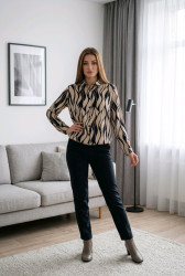 Блузки женские БАТАЛ оптом 21654837 773-58