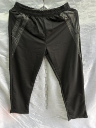 Спортивные штаны мужские БАТАЛ (черный) оптом 72403958 06-18