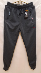 Спортивные штаны мужские (серый) оптом 90134872 7309-15