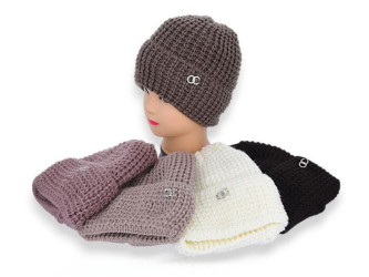 Шапки жіночі на флісі оптом ANGELICA 