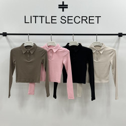 Лонгсліви жіночі (мокко) оптом --