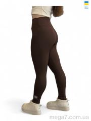 Лосины, Sport style оптом 70225-1-1 шоколад