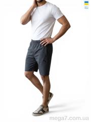 Шорты, Sport style оптом Ш02PU т.сірий