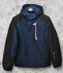 Куртки демисезонные мужские (темно-синий) оптом 80453129 1318-27